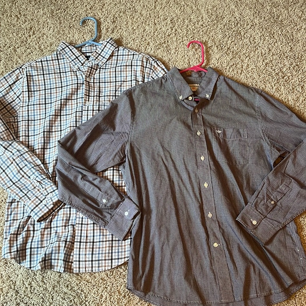 Two button ups